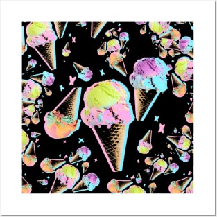 Ice cream art Posters and Art